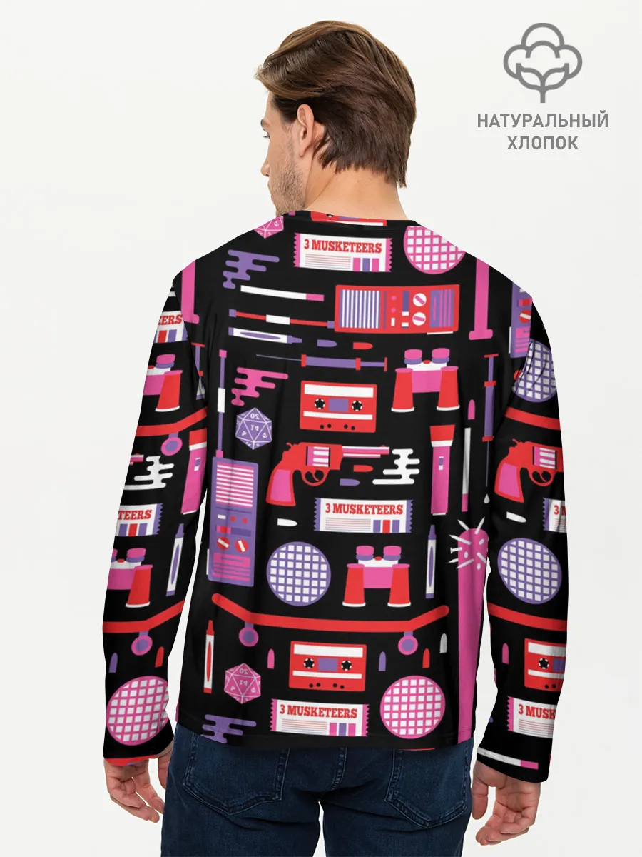 Мужской лонгслив базовый / STRANGER THINGS STARTER PACK