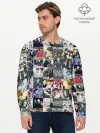 Мужской лонгслив базовый / BTS Collage