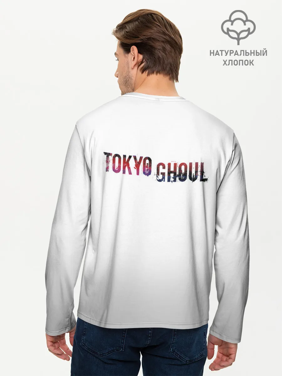 Мужской лонгслив базовый / Kaneki Ken в анфас