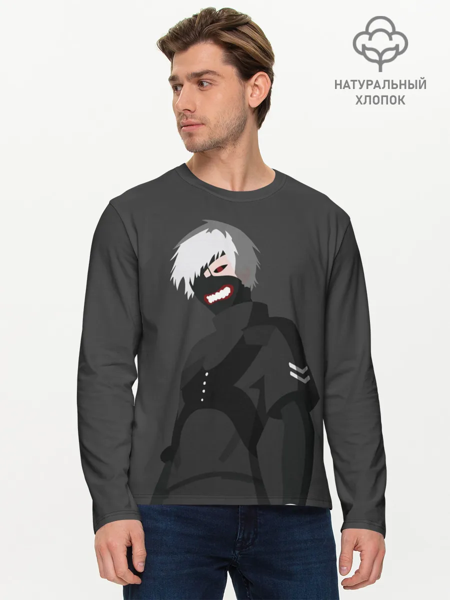 Мужской лонгслив базовый / Kaneki Ken высокомерный