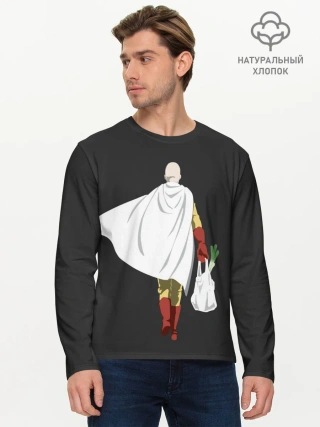 Мужской лонгслив базовый / Saitama