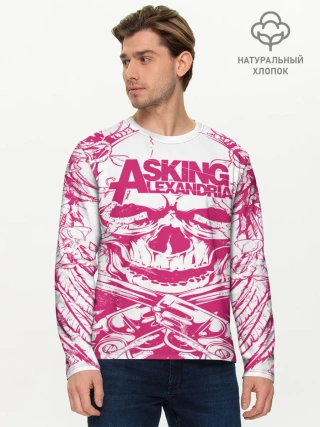 Мужской лонгслив базовый / Asking Alexandria