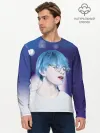 Мужской лонгслив базовый / BTS Blue