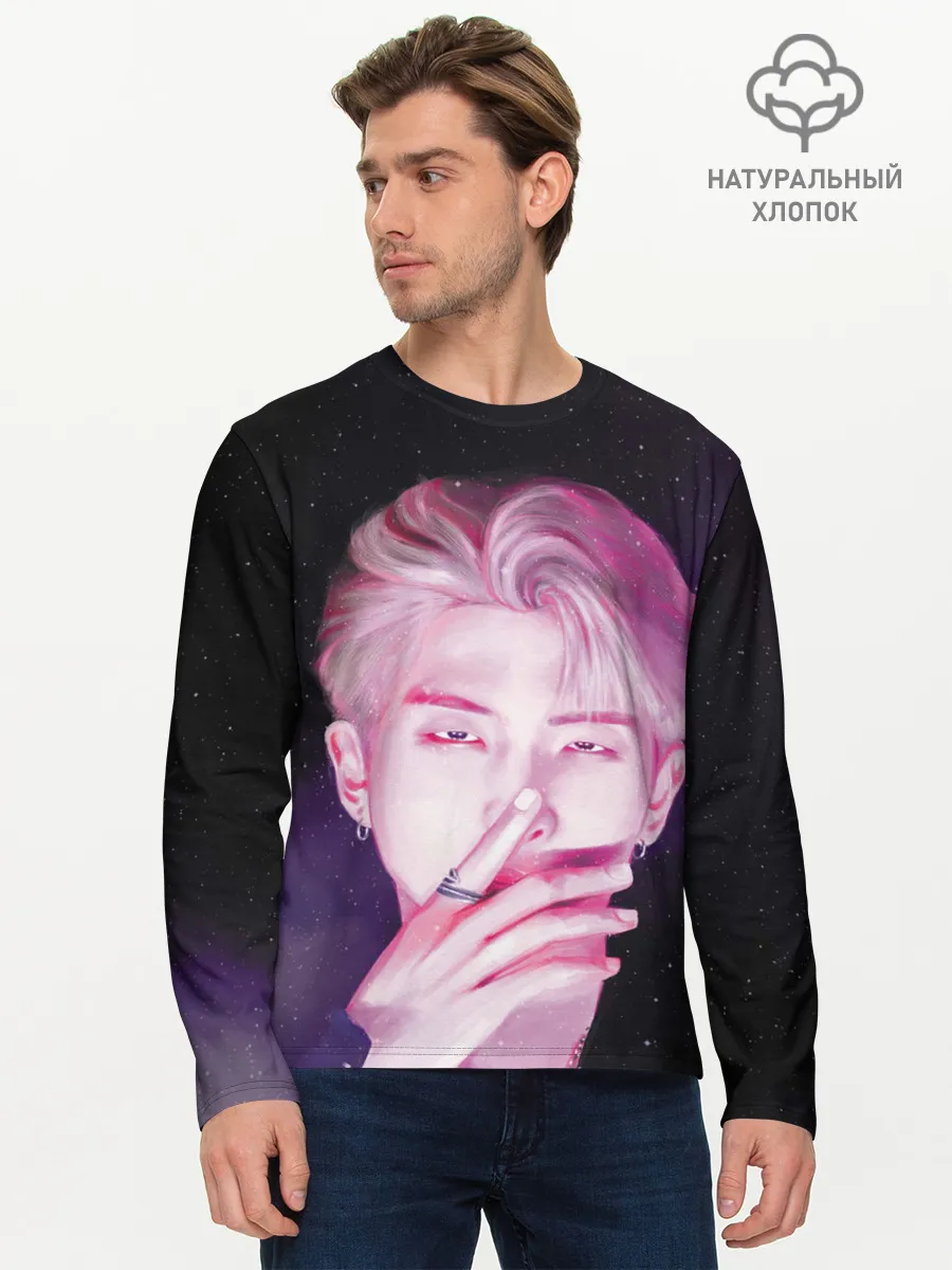 Мужской лонгслив базовый / BTS