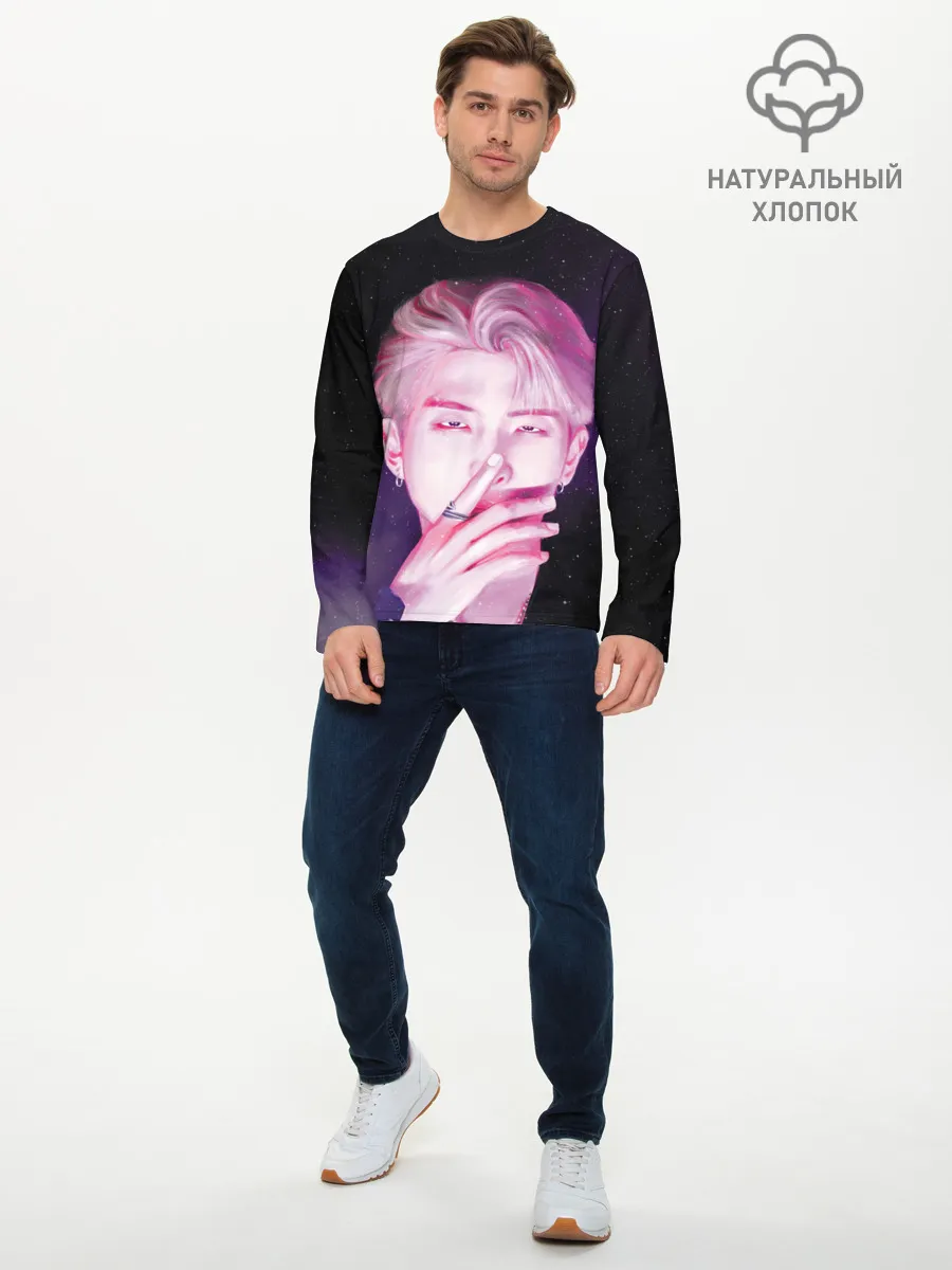 Мужской лонгслив базовый / BTS