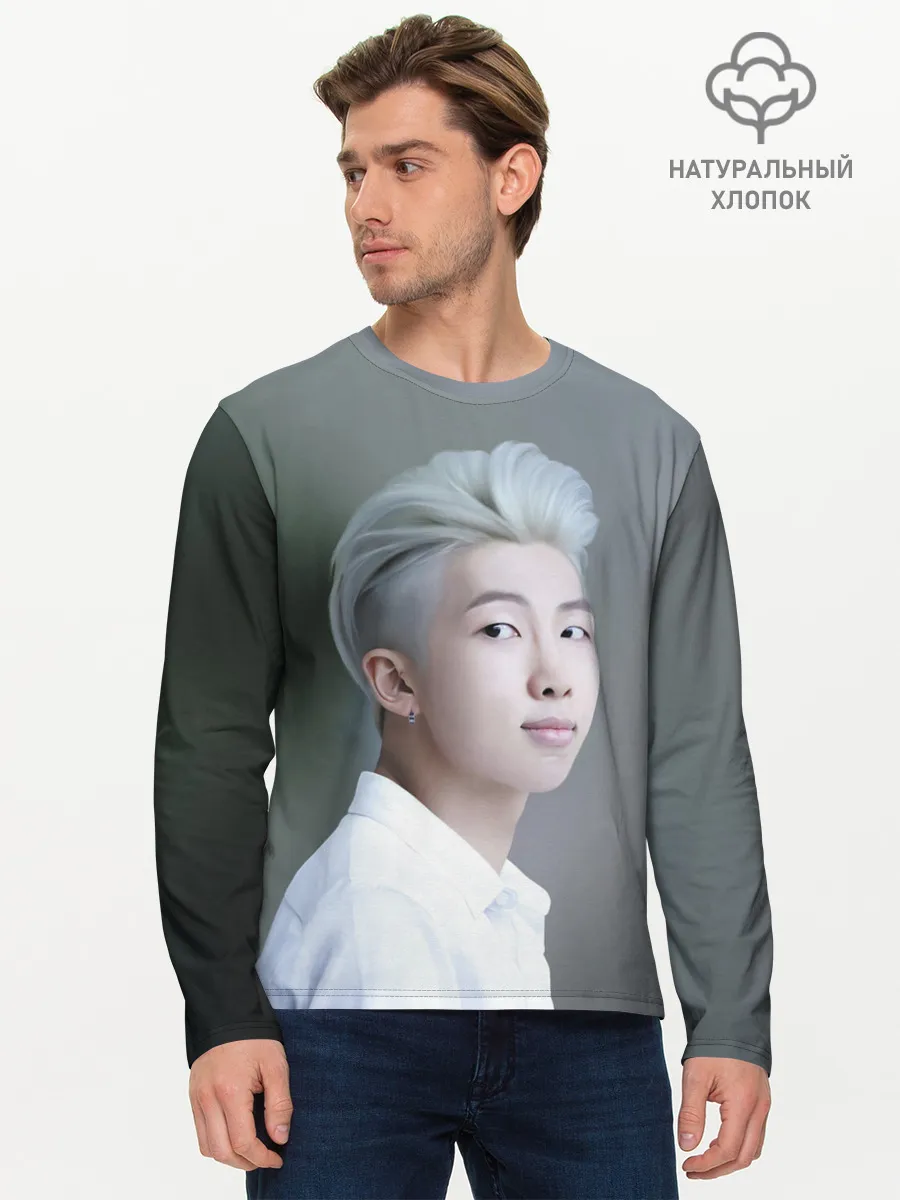 Мужской лонгслив базовый / БТС