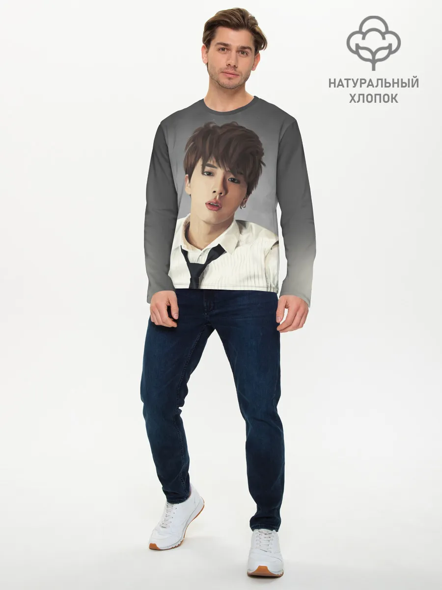 Мужской лонгслив базовый / Tie