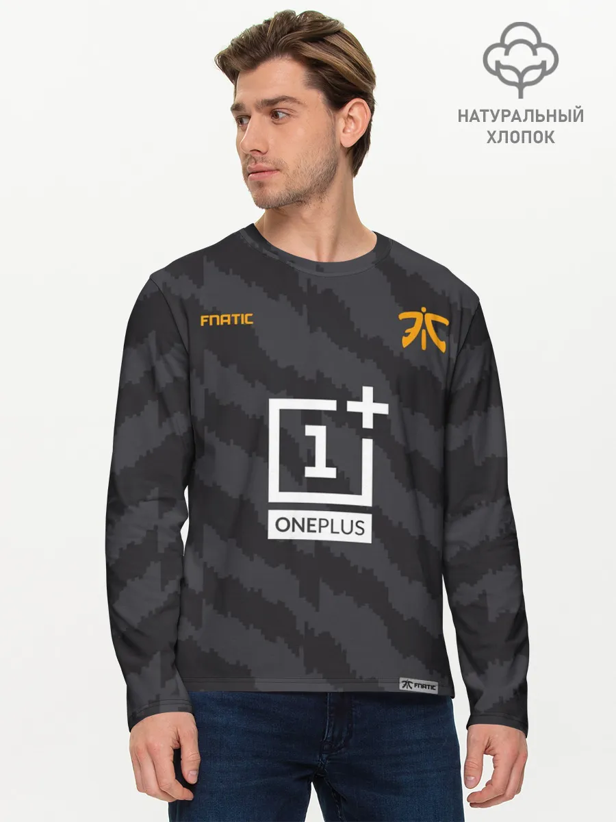 Мужской лонгслив базовый / Fnatic - Jersey pro 2019