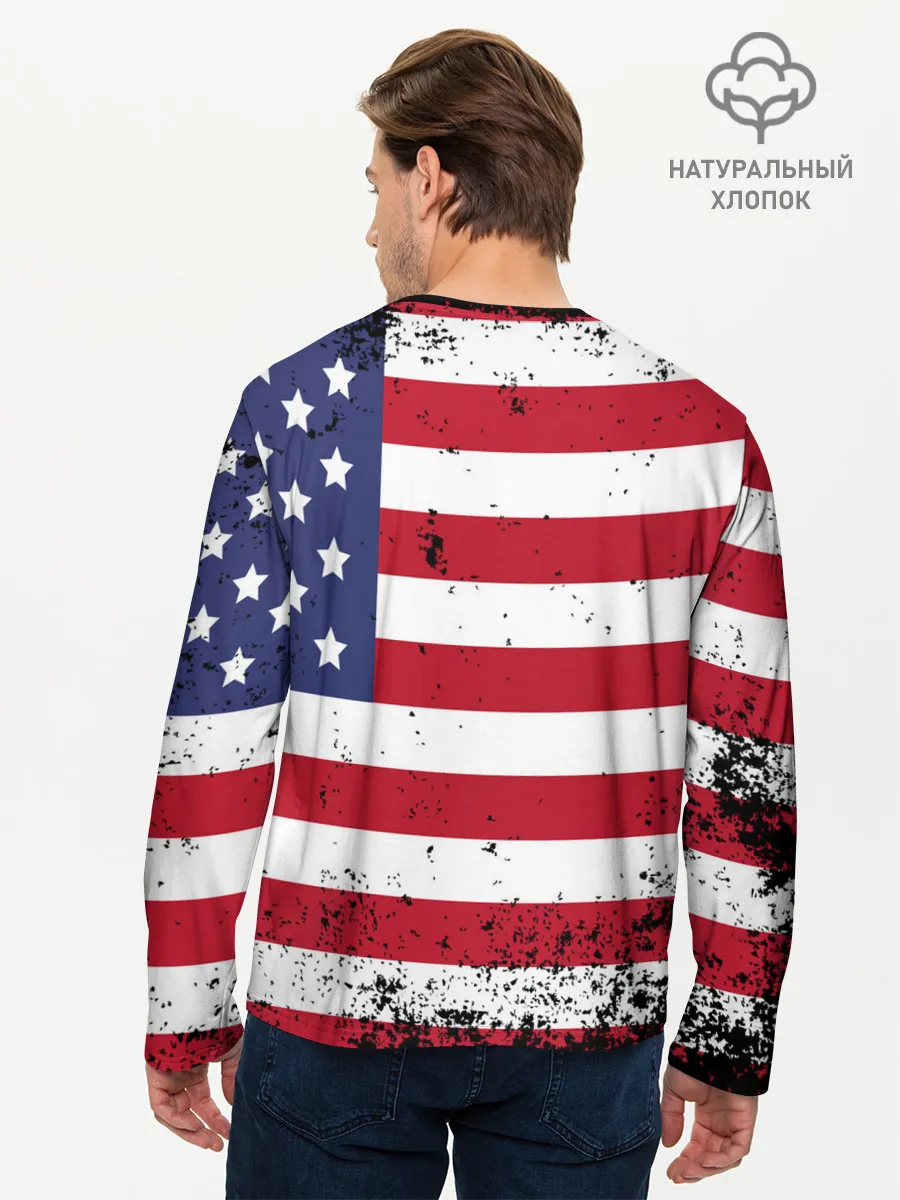 Мужской лонгслив базовый / США