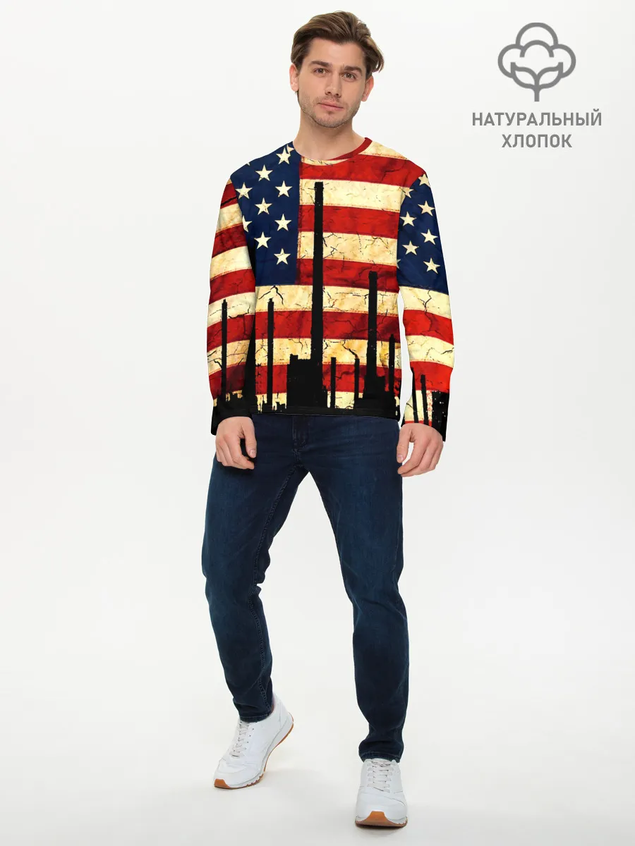 Мужской лонгслив базовый / USA URBAN