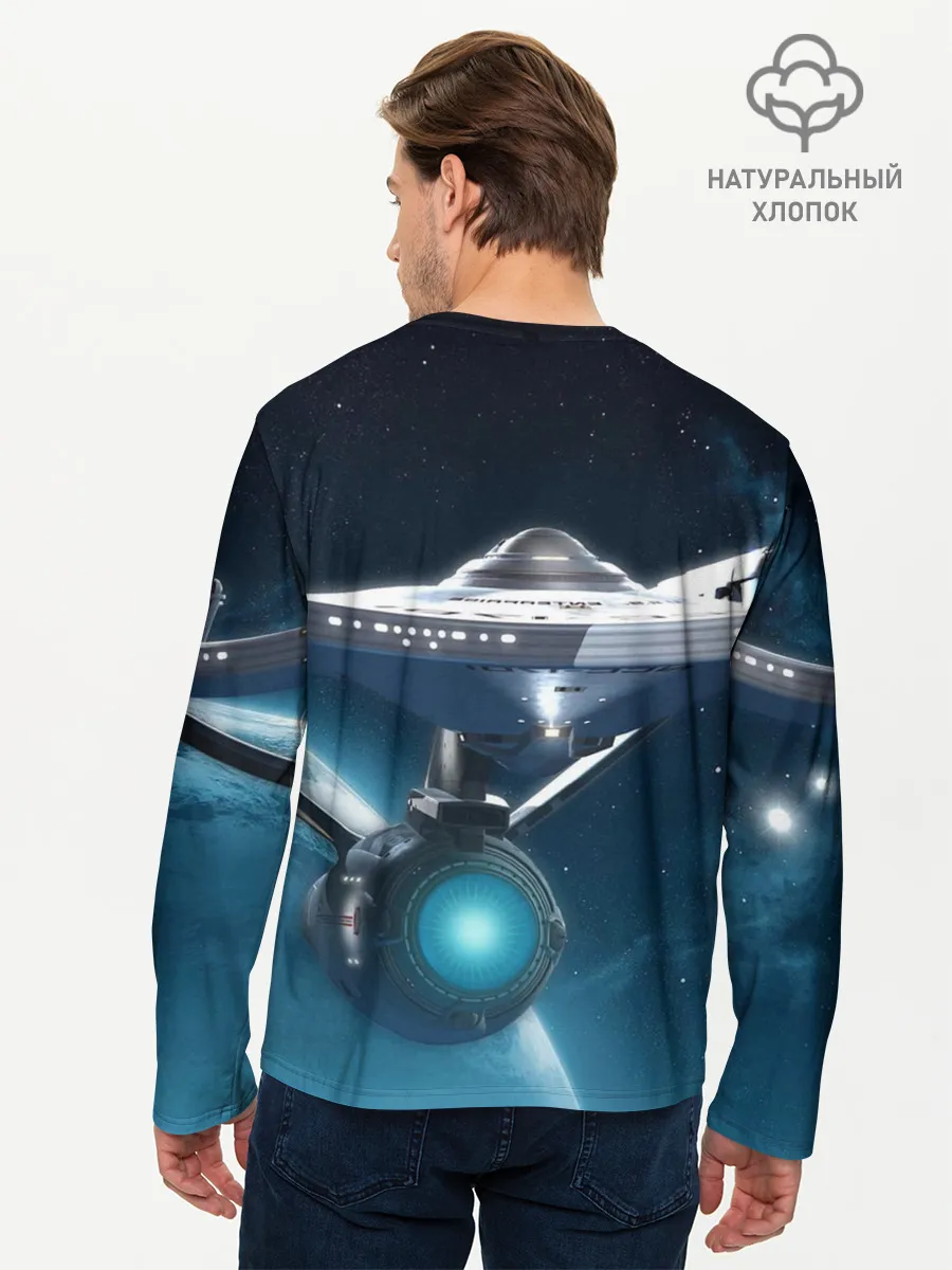 Мужской лонгслив базовый / Star Trek