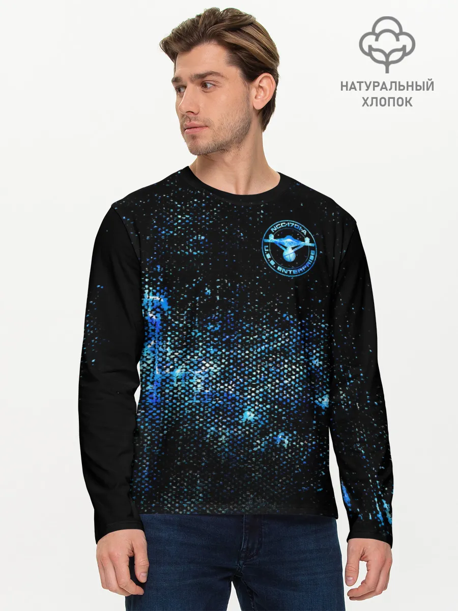Мужской лонгслив базовый / Star Trek