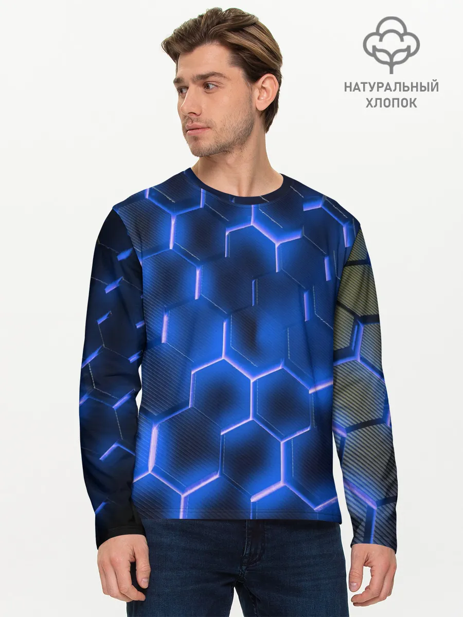 Мужской лонгслив базовый / НЕОНОВАЯ БРОНЯ