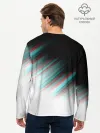 Мужской лонгслив базовый / GLITCH STRIPES