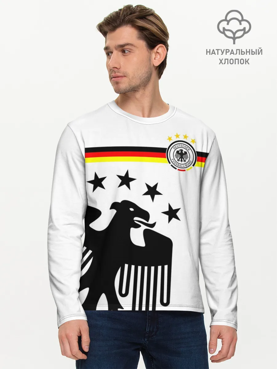 Мужской лонгслив базовый / Сборная Германии