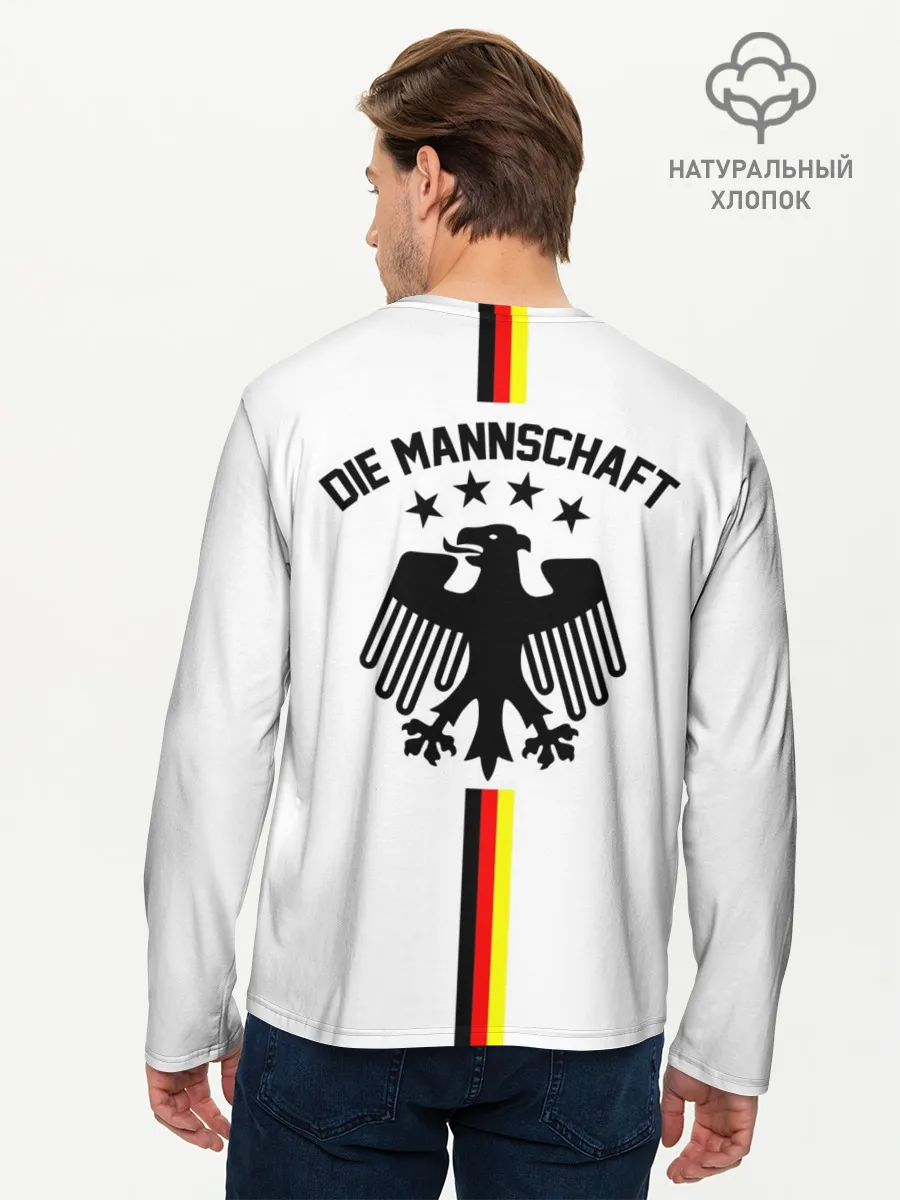Мужской лонгслив базовый / Сборная Германии