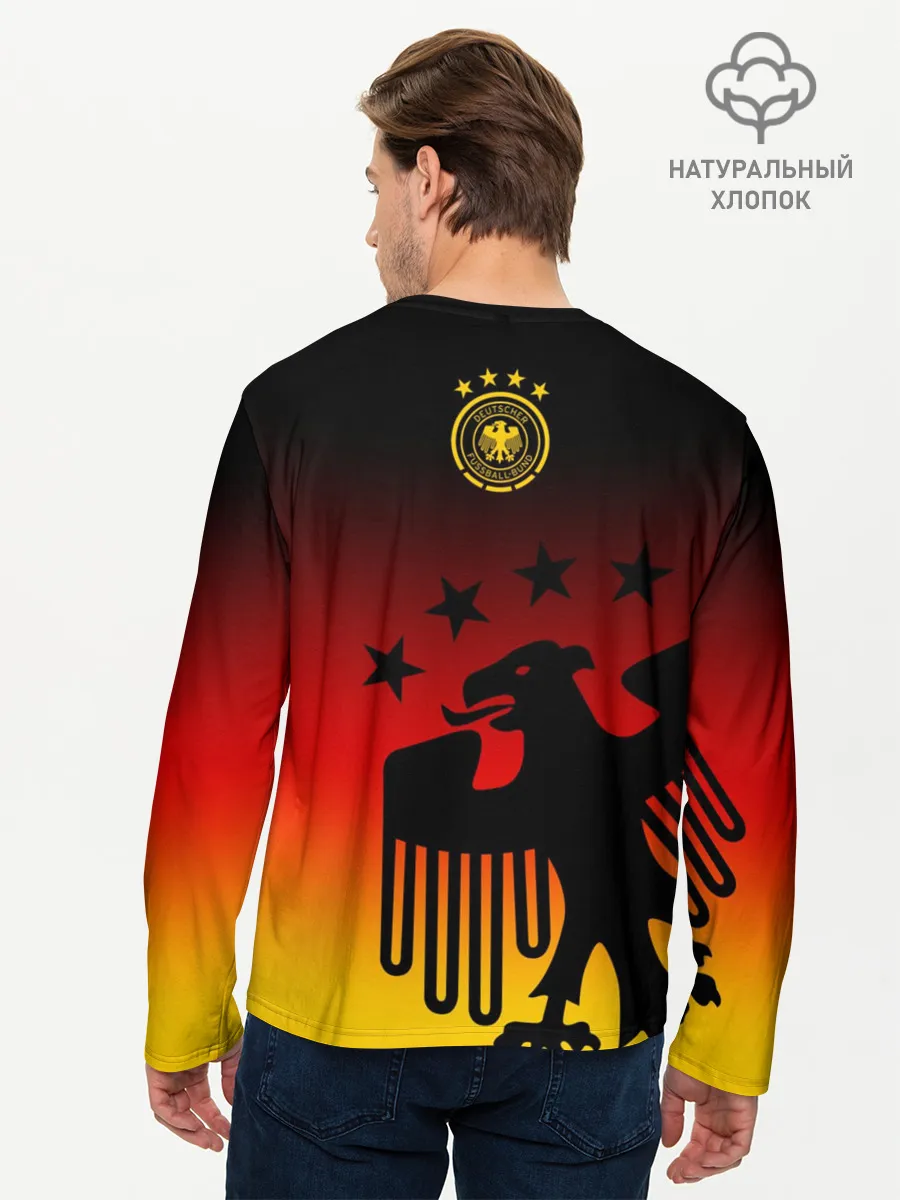Мужской лонгслив базовый / Сборная Германии