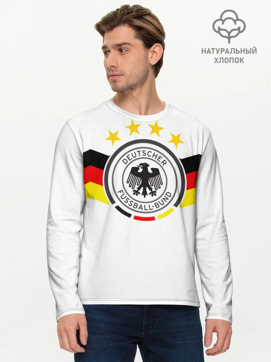 Мужской лонгслив базовый / Сборная Германии