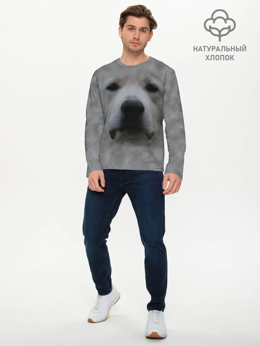 Мужской лонгслив базовый / Лабрадор