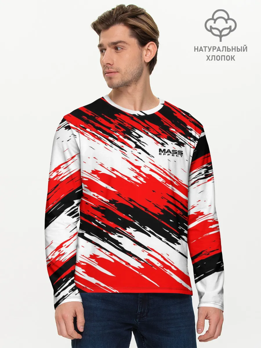 Мужской лонгслив базовый / Mass Effect
