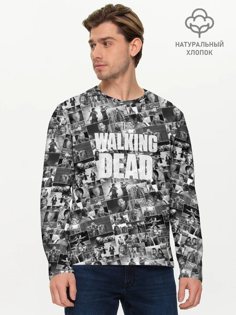 Мужской лонгслив базовый / The Walking Dead