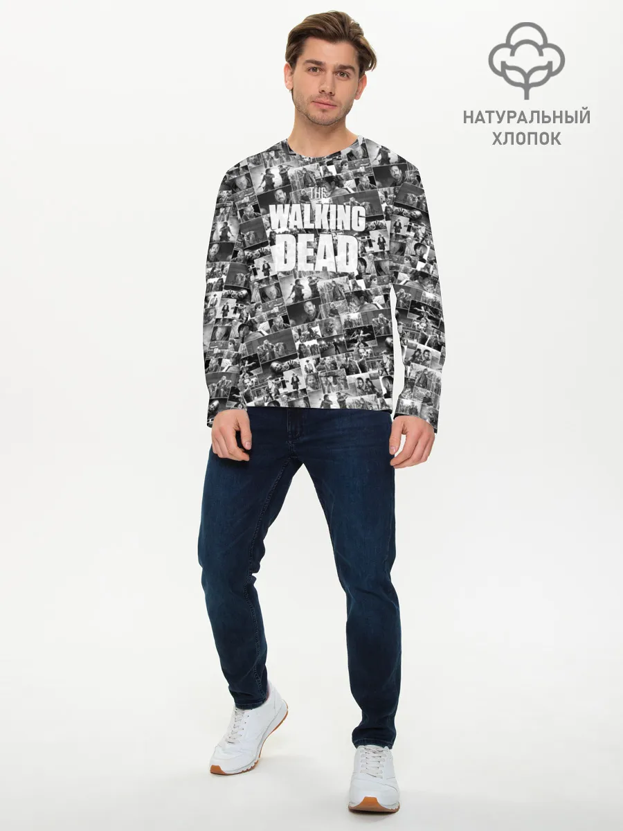 Мужской лонгслив базовый / The Walking Dead