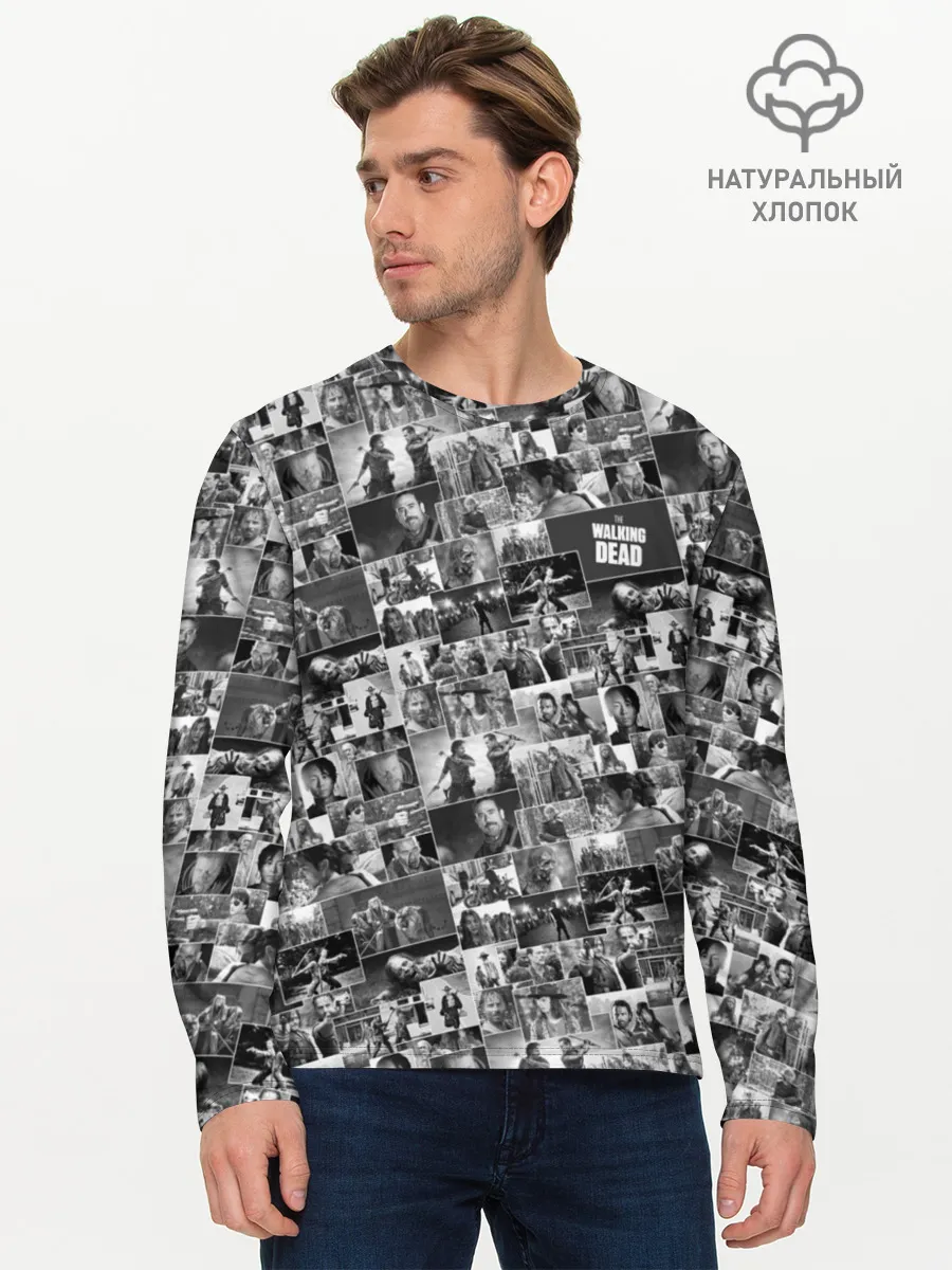 Мужской лонгслив базовый / The Walking Dead