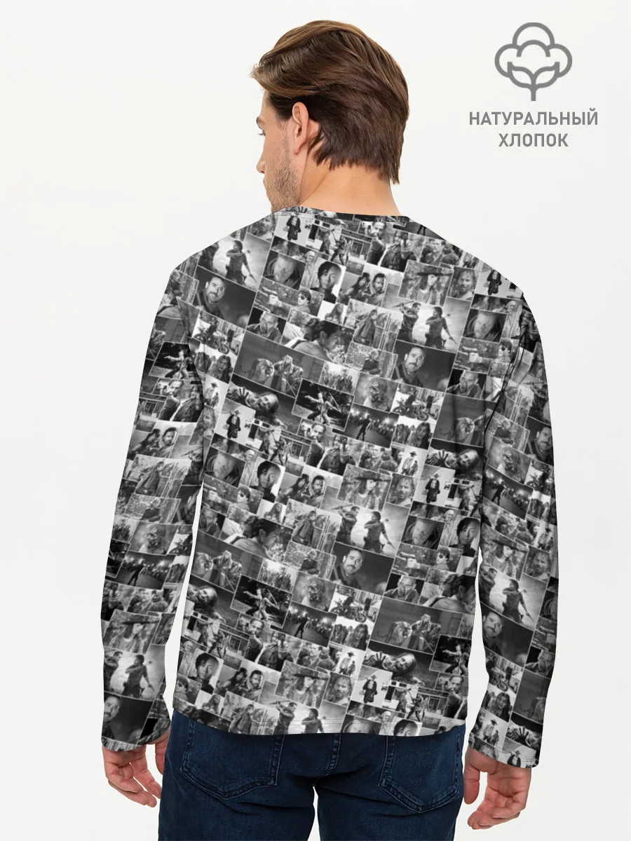 Мужской лонгслив базовый / The Walking Dead