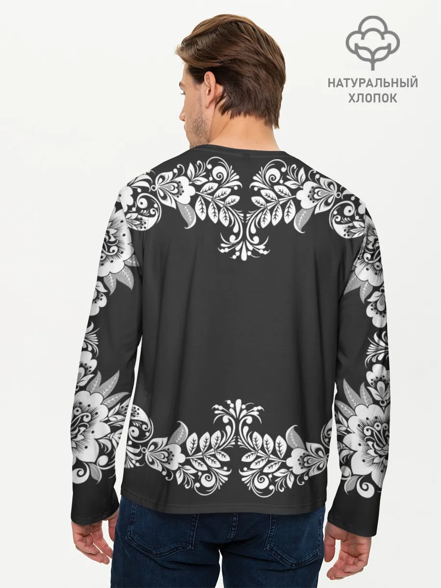 Мужской лонгслив базовый / Нейромонах Феофан