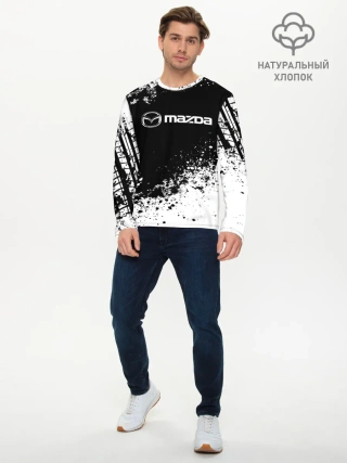 Мужской лонгслив базовый / Mazda