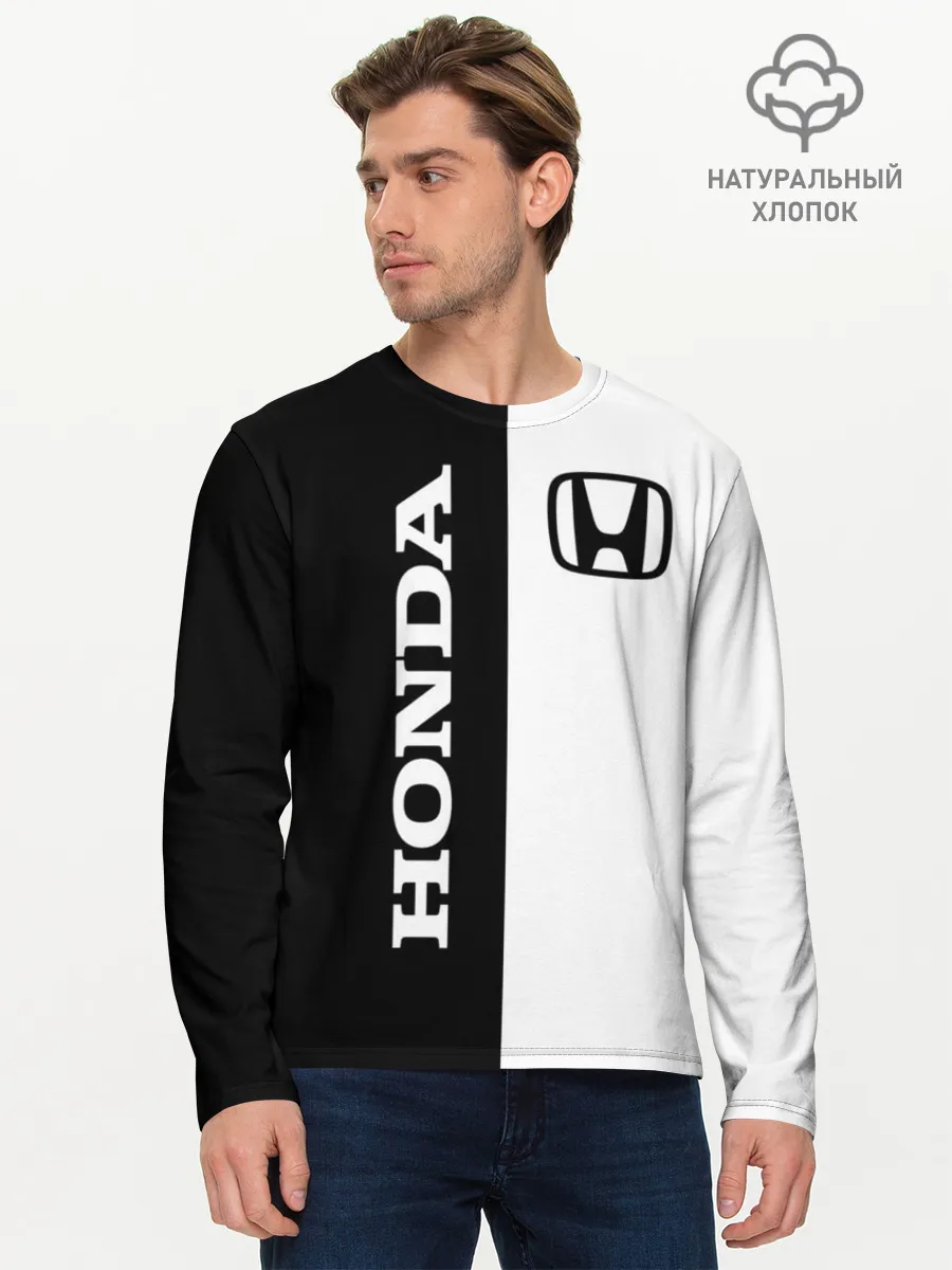 Мужской лонгслив базовый / Honda