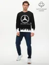Мужской лонгслив базовый / Mercedes-Benz