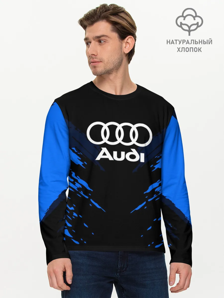 Мужской лонгслив базовый / AUDI SPORT COLLECTION