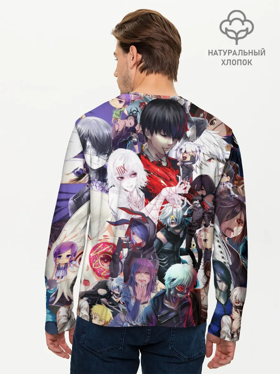 Мужской лонгслив базовый / Tokyo-Ghoul