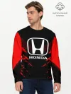 Мужской лонгслив базовый / HONDA SPORT COLLECTION