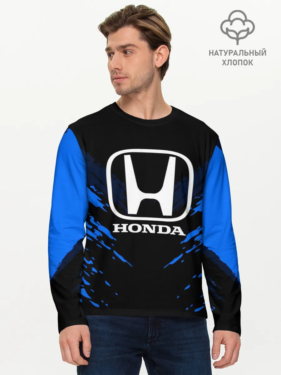 Мужской лонгслив базовый / HONDA SPORT COLLECTION