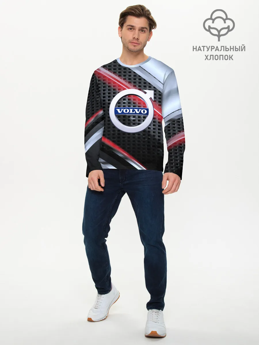 Мужской лонгслив базовый / VOLVO high speed collection