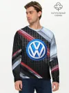 Мужской лонгслив базовый / VOLKSWAGEN high speed