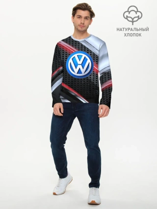 Мужской лонгслив базовый / VOLKSWAGEN high speed
