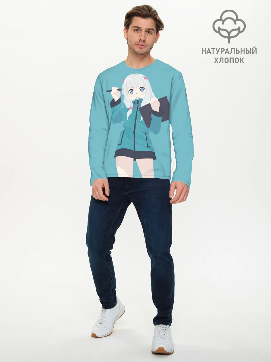 Мужской лонгслив базовый / Sagiri Izumi