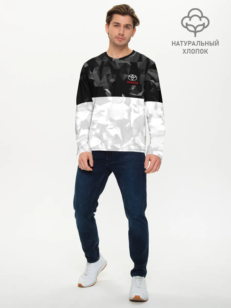 Мужской лонгслив базовый / TOYOTA SPORT