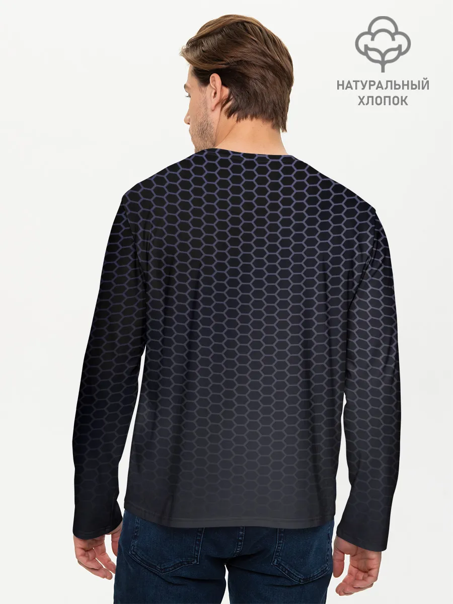 Мужской лонгслив базовый / HYUNDAI carbon uniform 2018