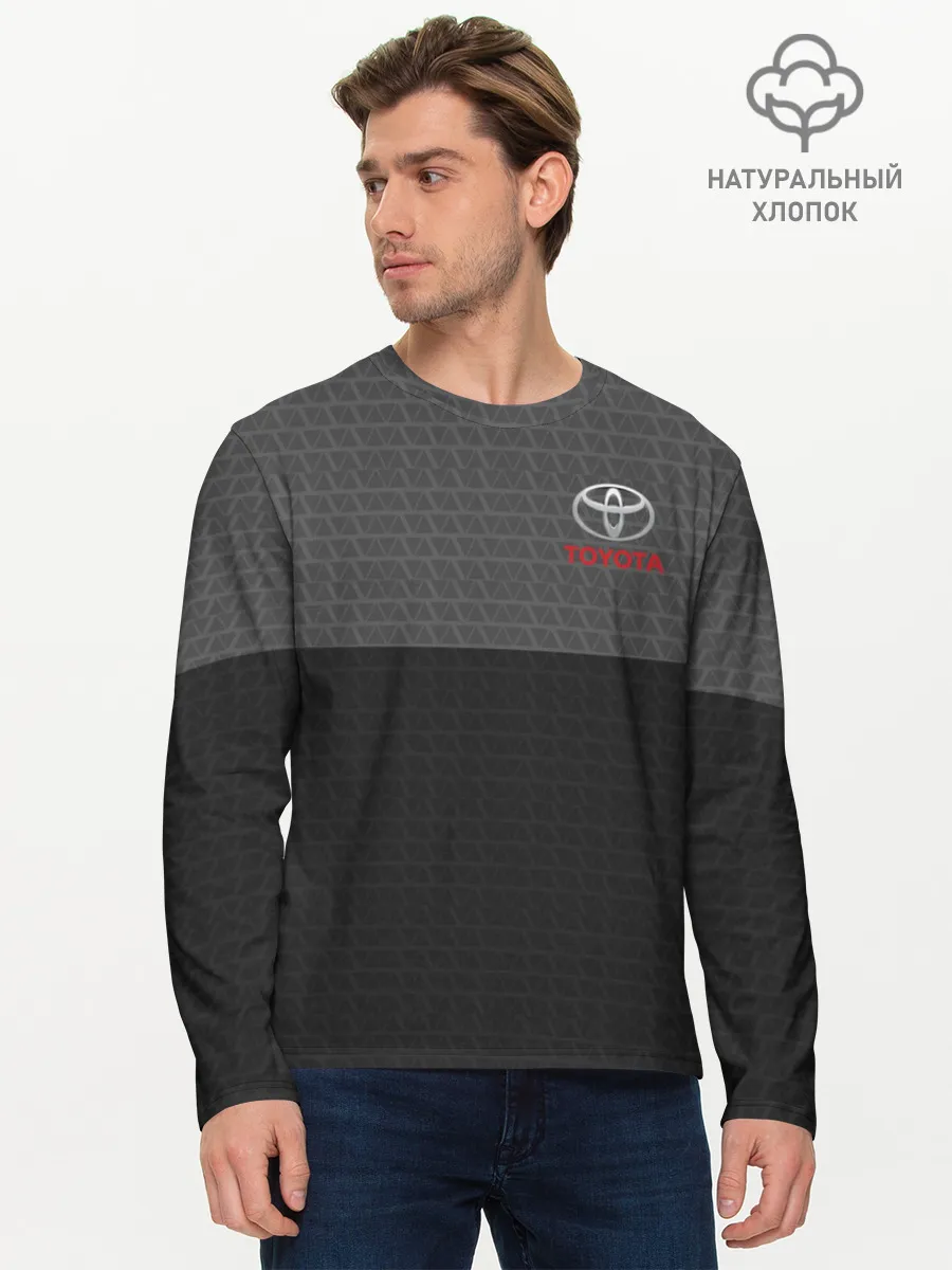 Мужской лонгслив базовый / TOYOTA SPORT