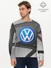 Мужской лонгслив базовый / Volkswagen metalic 2018