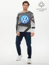 Мужской лонгслив базовый / Volkswagen metalic 2018