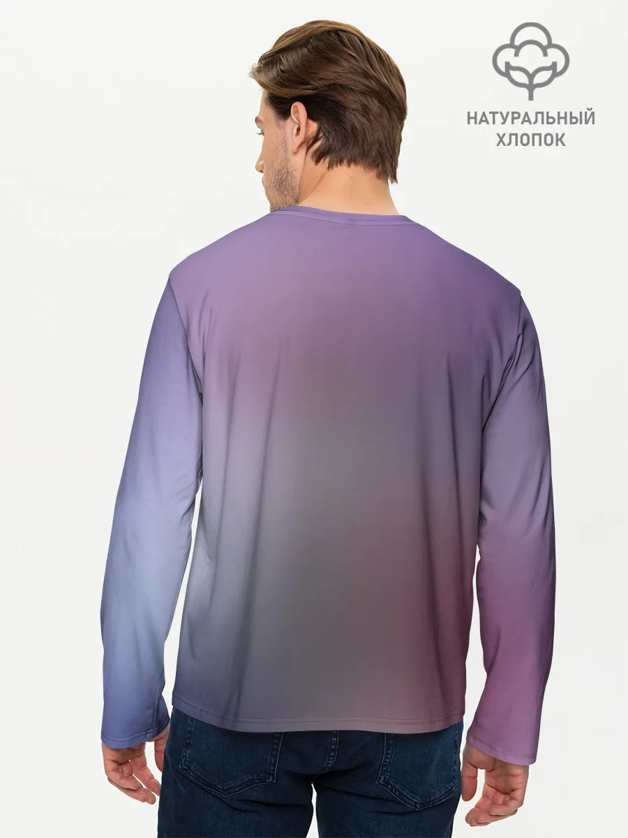 Мужской лонгслив базовый / Там бьются наши воины