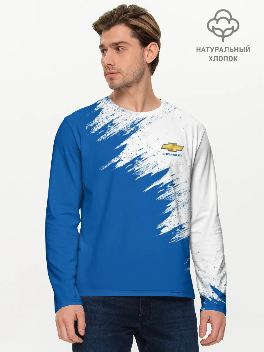 Мужской лонгслив базовый / Chevrolet