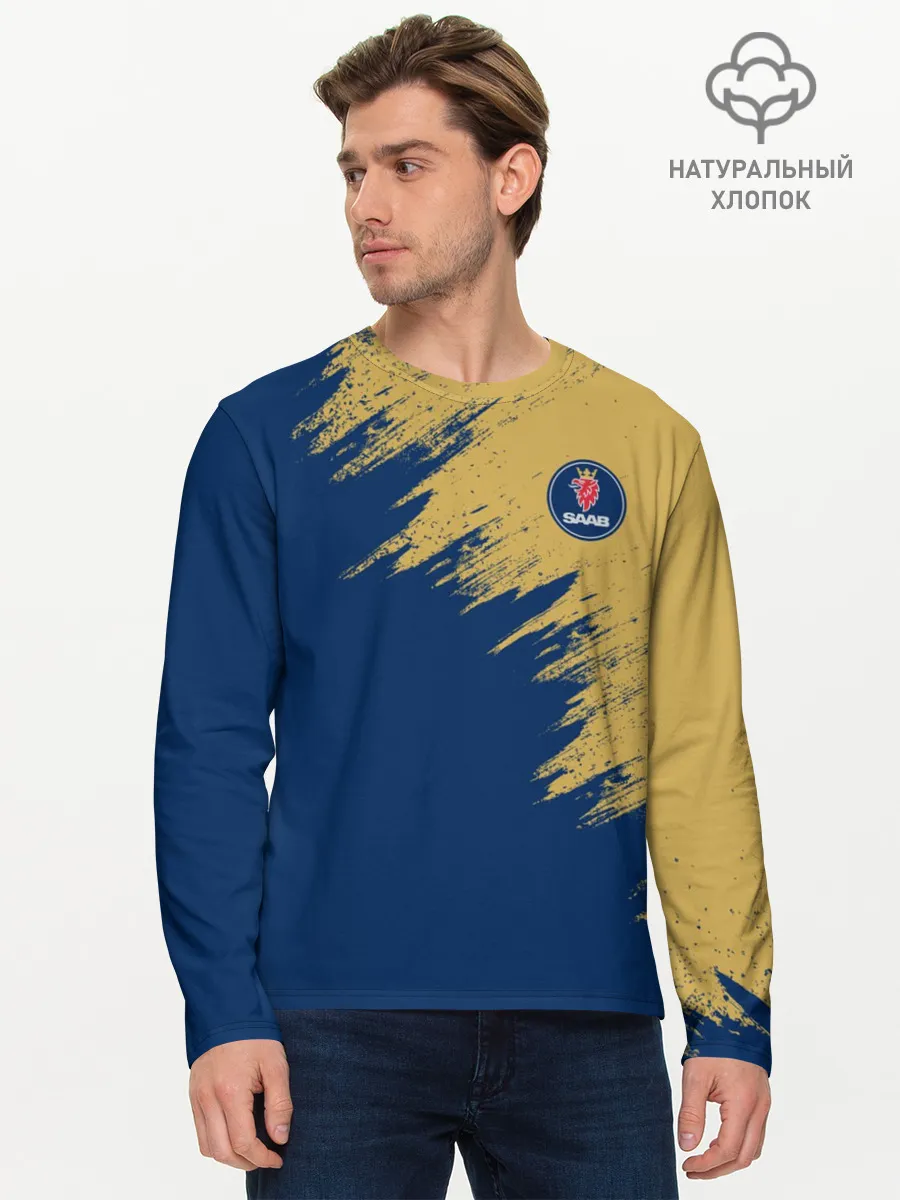 Мужской лонгслив базовый / SAAB