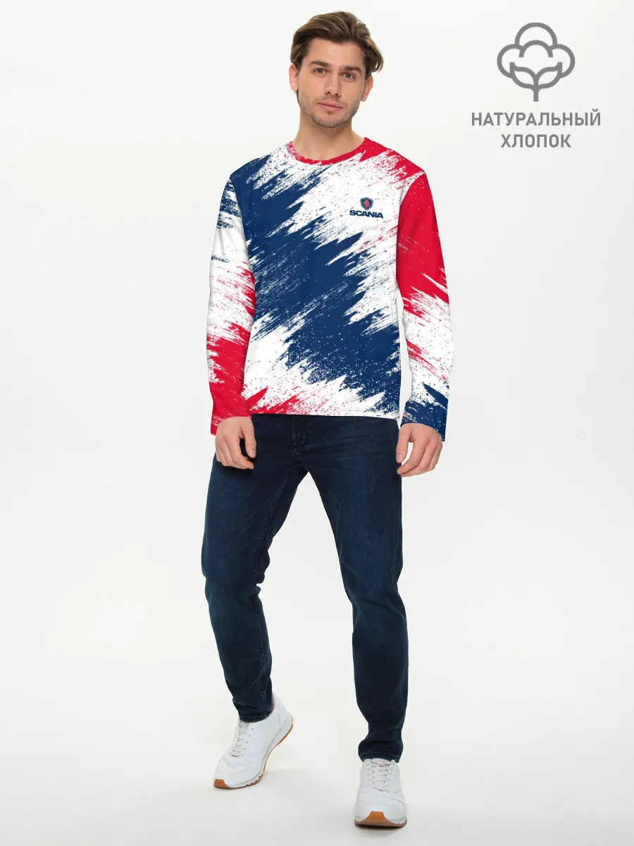 Мужской лонгслив базовый / SCANIA