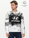 Мужской лонгслив базовый / Hyundai